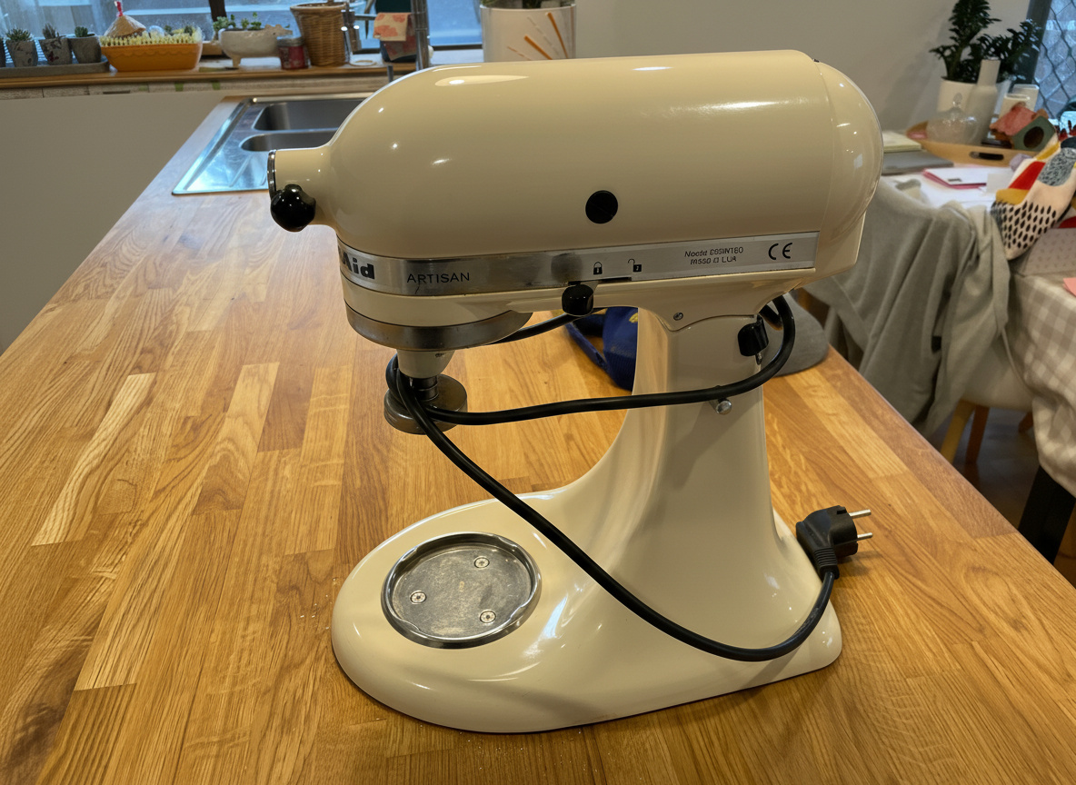 Technician repairing an appliance