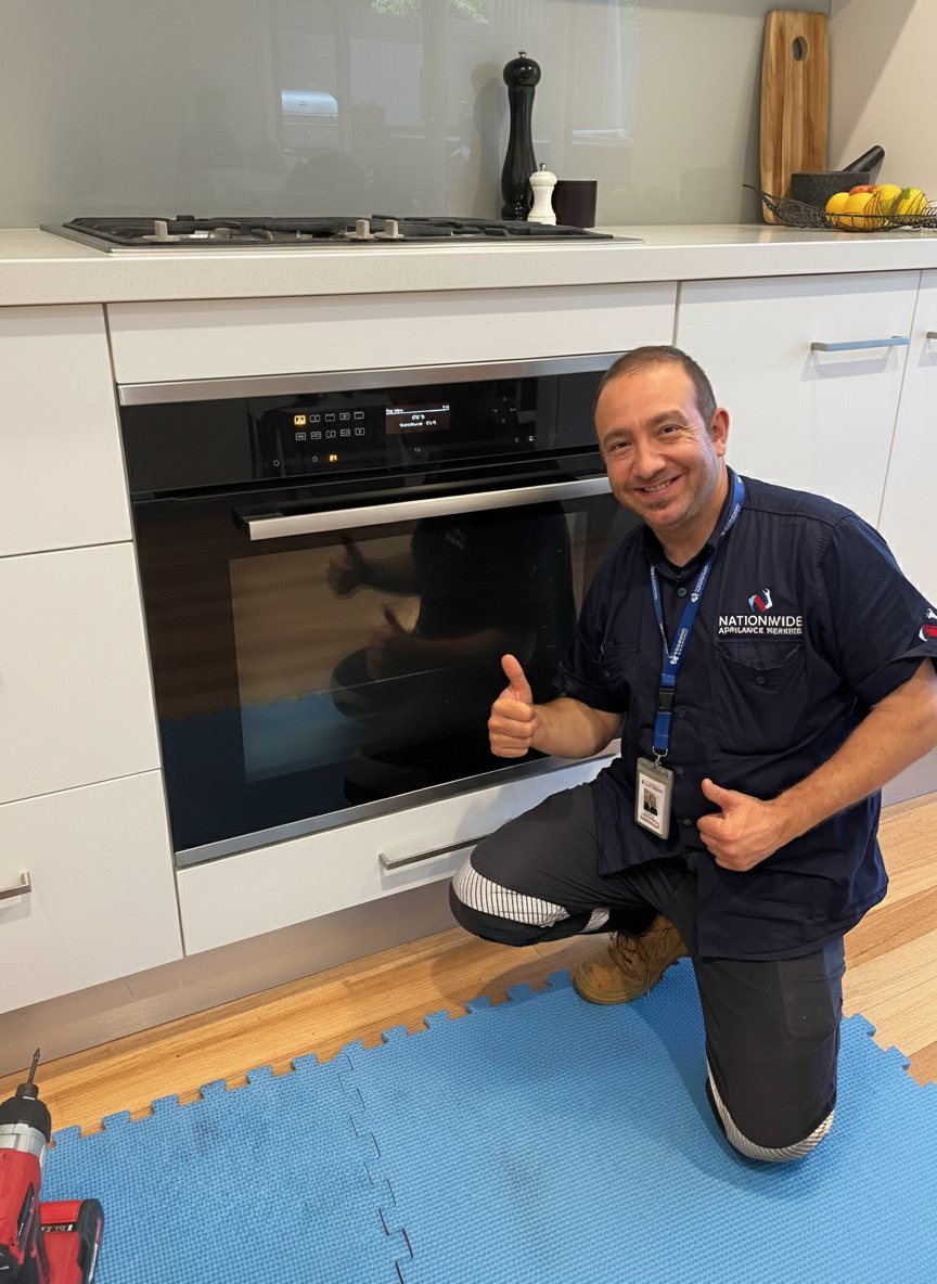 Technician with tools