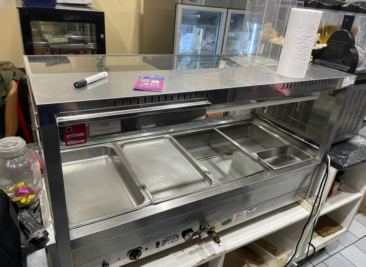 Technician repairing an appliance
